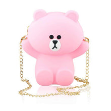 Load image into Gallery viewer, browbear Waterproof Inner Lining Insert for Obag O Bag ladies Classic Mini Silica gel bear shape purse bag silicon women handbag