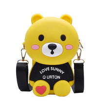 Load image into Gallery viewer, Women Cartoon cute silicone bear messenger shoulder bag luxury handbags women bags designer for 2018 purses and handbags