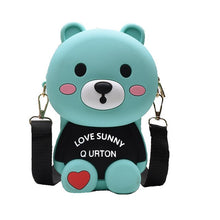 Load image into Gallery viewer, Women Cartoon cute silicone bear messenger shoulder bag luxury handbags women bags designer for 2018 purses and handbags